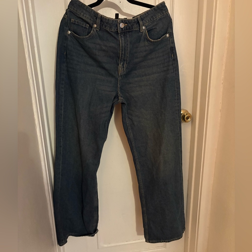 H&M Women's Blue Boyfriend Jeans